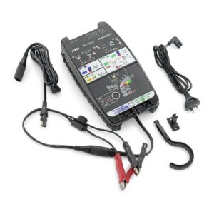 Battery charging and testing unit