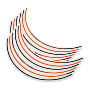 Wheel rim sticker kit
